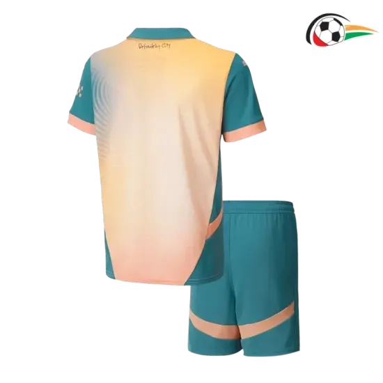 Equipacione Manchester City Qualidade AAA 4th 2024/25 Infantil Amarelo Equipacione Manchester City Qualidade AAA 4th 2024/25 Infantil Amarelo