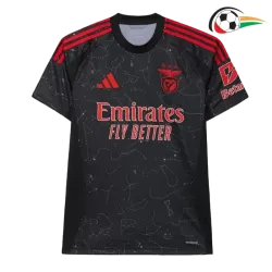 Camisa Benfica Replicas Visitante 2024/25 Preto