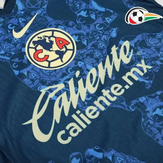 Camisa Club América Qualidade Premium Away 2024/25 Jogador Azul Camisa Club América Qualidade Premium Away 2024/25 Jogador Azul