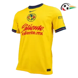 Camisola Club América Qualidade AAA Home Primeiro Kit 2024/25 Versão Jogador Amarelo
