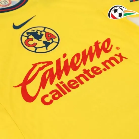 Camisola Club América Qualidade AAA Home Primeiro Kit 2024/25 Versão Jogador Amarelo Camisola Club América Qualidade AAA Home Primeiro Kit 2024/25 Versão Jogador Amarelo