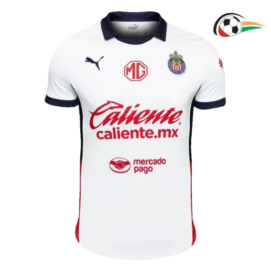 Chivas Camisa Replicas Visitante 2024/25 Branco Chivas Camisa Replicas Visitante 2024/25 Branco