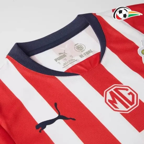 Chivas Camisola Futebol Home 2024/25 Vermelho/Branco Chivas Camisola Futebol Home 2024/25 Vermelho/Branco