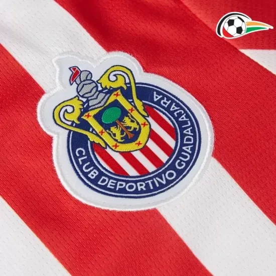 Chivas Camisola Futebol Home 2024/25 Vermelho/Branco Chivas Camisola Futebol Home 2024/25 Vermelho/Branco