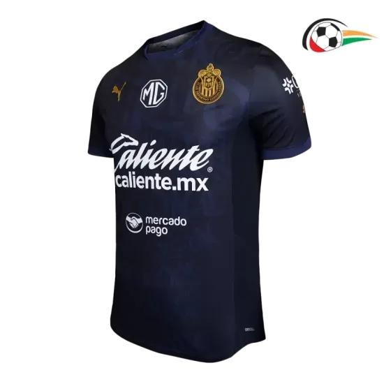 Equipacione Chivas Qualidade Premium Terceiro Kit 2024/25 Jogador Preto Equipacione Chivas Qualidade Premium Terceiro Kit 2024/25 Jogador Preto