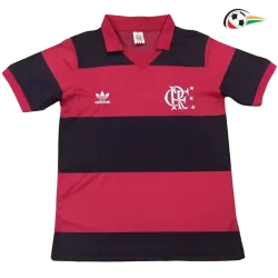 Camiseta Flamengo Qualidade AAA Primeiro Kit 1982 Retro Vermelho/Preto