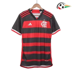 Camisola Flamengo Baratas Home Primeiro Kit 2024/25 Versão Jogador Vermelho/Preto