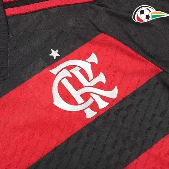 Camisa Flamengo Qualidade TAILANDESA Local 2024/25 (Camisola + Calções) Vermelho/Preto Camisa Flamengo Qualidade TAILANDESA Local 2024/25 (Camisola + Calções) Vermelho/Preto