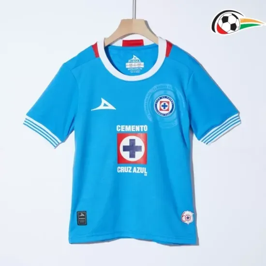 Cruz Azul Camisa Qualidade Premium Home 2024/25 (Camisola + Calções) Azul Cruz Azul Camisa Qualidade Premium Home 2024/25 (Camisola + Calções) Azul