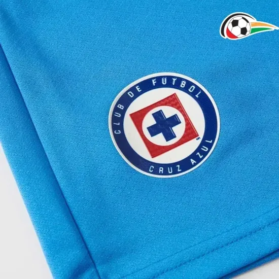 Cruz Azul Camiseta Futebol Segundo Kit 2024/25 Infantil Branco Cruz Azul Camiseta Futebol Segundo Kit 2024/25 Infantil Branco