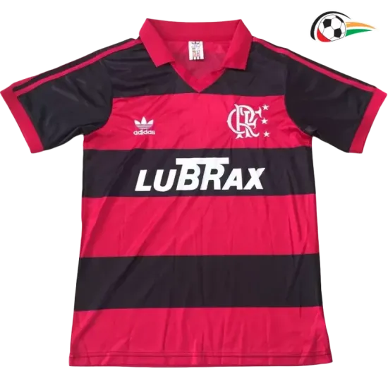 Equipacione Flamengo Qualidade Premium Home 1990 Classicas Vermelho/Preto