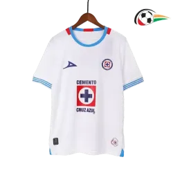 Camisa Cruz Azul Replicas Visitante Segundo Kit 2024/25 Versão Jogador Branco