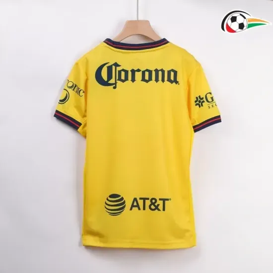 Club América Camisa Qualidade TAILANDESA Primeiro Kit 2024/25 (Camisola + Calções) Amarelo Club América Camisa Qualidade TAILANDESA Primeiro Kit 2024/25 (Camisola + Calções) Amarelo