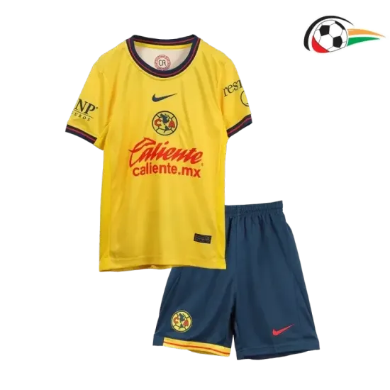 Club América Camisa Qualidade TAILANDESA Primeiro Kit 2024/25 (Camisola + Calções) Amarelo Club América Camisa Qualidade TAILANDESA Primeiro Kit 2024/25 (Camisola + Calções) Amarelo
