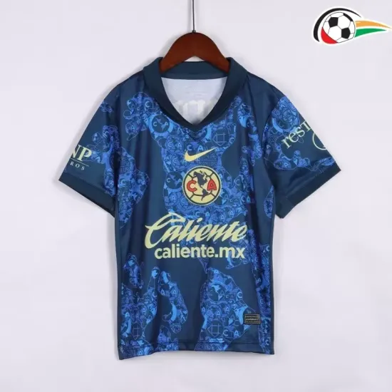 Club América Camiseta Qualidade AAA Visitante 2024/25 Niños Azul
