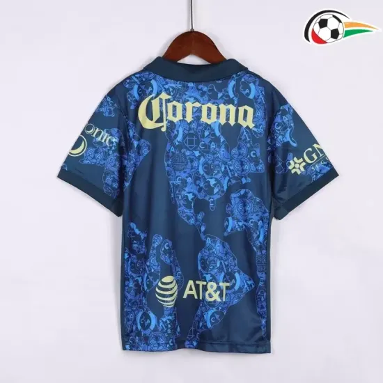 Club América Camiseta Qualidade AAA Visitante 2024/25 Niños Azul