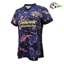 Club América Camisola Baratas Alternativa 2024/25 Preto/Azul