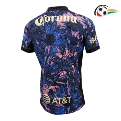 Club América Camisola Baratas Alternativa 2024/25 Preto/Azul