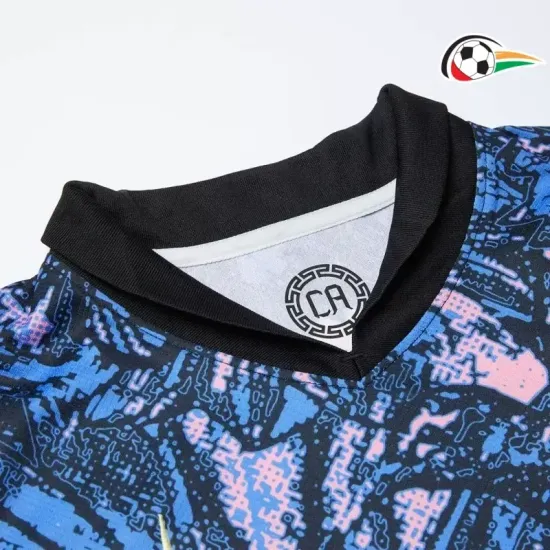 Club América Camisola Baratas Alternativa 2024/25 Preto/Azul