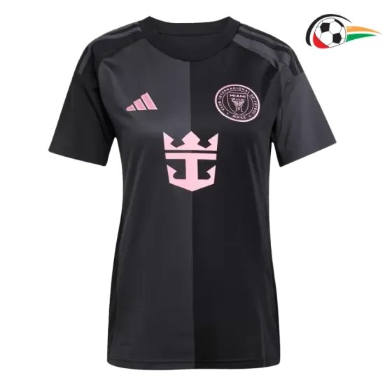Camisola Inter de Miami Qualidade AAA Away 2025 Mulher Preto Camisola Inter de Miami Qualidade AAA Away 2025 Mulher Preto