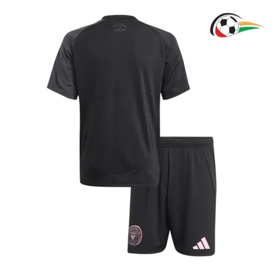 Inter de Miami Camiseta Baratas Visitante 2025 Niños Preto Inter de Miami Camiseta Baratas Visitante 2025 Niños Preto