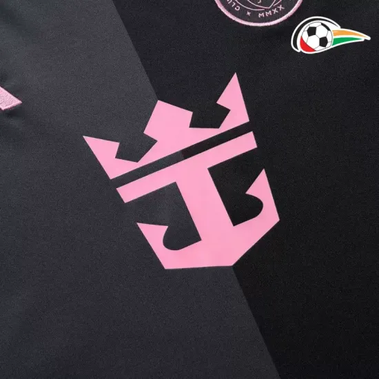 Inter de Miami Camiseta Baratas Visitante 2025 Niños Preto Inter de Miami Camiseta Baratas Visitante 2025 Niños Preto