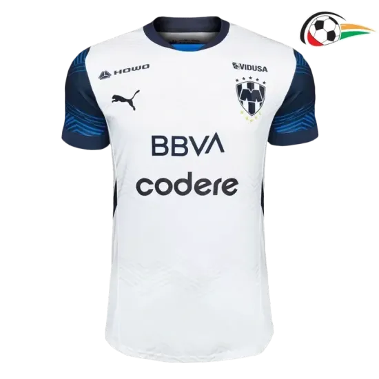 Monterrey Camisa Qualidade TAILANDESA Away Segundo Kit 2024/25 Jogador Branco Monterrey Camisa Qualidade TAILANDESA Away Segundo Kit 2024/25 Jogador Branco
