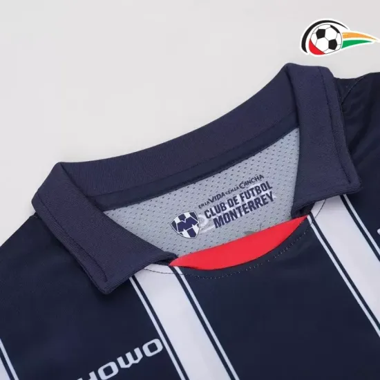 Monterrey Camisola Baratas Home Primeiro Kit 2024/25 Versão Jogador Preto/Branco Monterrey Camisola Baratas Home Primeiro Kit 2024/25 Versão Jogador Preto/Branco