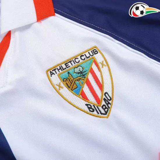 Camiseta Athletic de Bilbao Qualidade AAA Segundo Kit 1997/98 Retro Azul/Branco Camiseta Athletic de Bilbao Qualidade AAA Segundo Kit 1997/98 Retro Azul/Branco