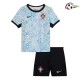 Camiseta Portugal Futebol Visitante 2024/25 Infantil Azul Camiseta Portugal Futebol Visitante 2024/25 Infantil Azul