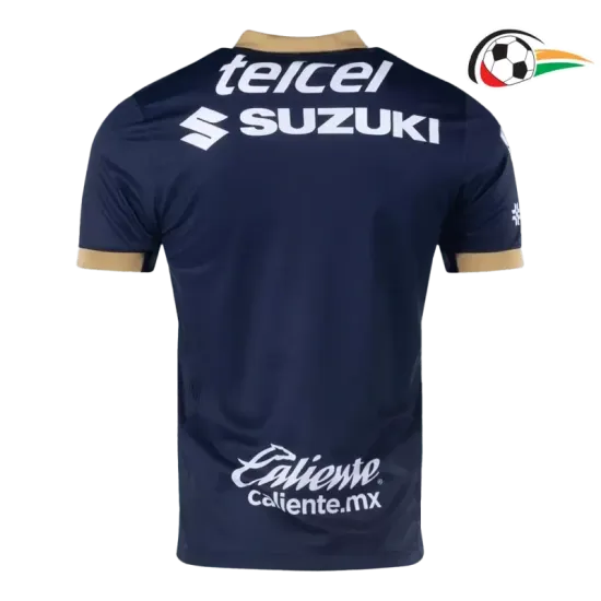 Camisola Pumas UNAM Futebol Segundo Kit 2024/25 Preto Camisola Pumas UNAM Futebol Segundo Kit 2024/25 Preto