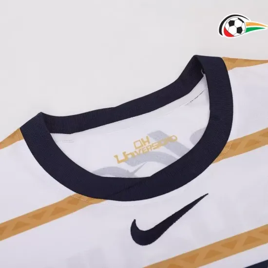 Pumas UNAM Camiseta Qualidade AAA Local 2024/25 Versão Jogador Branco Pumas UNAM Camiseta Qualidade AAA Local 2024/25 Versão Jogador Branco