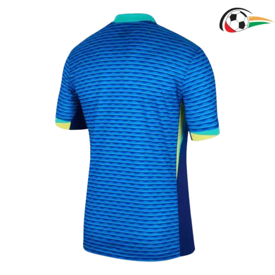 Brasil Camiseta Futebol Away 2024/25 Azul Brasil Camiseta Futebol Away 2024/25 Azul