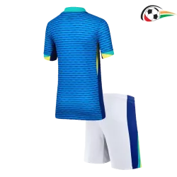 Brasil Equipacione Replicas Visitante 2024/25 Infantil Azul