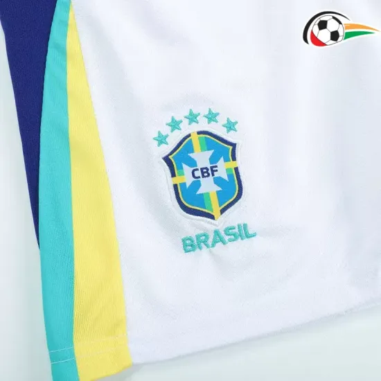 Brasil Equipacione Replicas Visitante 2024/25 Infantil Azul Brasil Equipacione Replicas Visitante 2024/25 Infantil Azul
