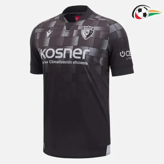 Equipacione Osasuna Qualidade TAILANDESA Terceiro Kit 2024/25 Preto Equipacione Osasuna Qualidade TAILANDESA Terceiro Kit 2024/25 Preto