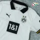 Borussia Dortmund Camisa Replicas Terceiro Kit 2024/25 (Camisola + Calções) Branco Borussia Dortmund Camisa Replicas Terceiro Kit 2024/25 (Camisola + Calções) Branco