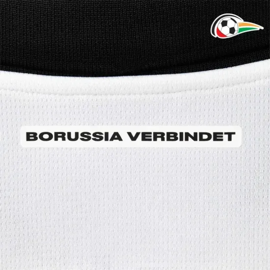 Borussia Dortmund Camisa Replicas Terceiro Kit 2024/25 (Camisola + Calções) Branco Borussia Dortmund Camisa Replicas Terceiro Kit 2024/25 (Camisola + Calções) Branco