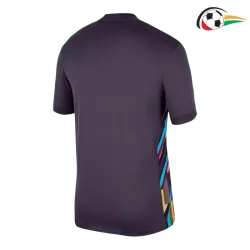 Inglaterra Equipacione Qualidade Premium Visitante Segundo Kit 2024/25 Preto