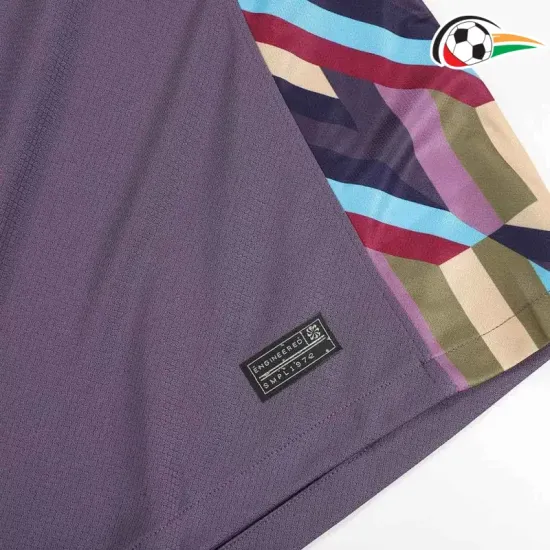 Inglaterra Equipacione Qualidade Premium Visitante Segundo Kit 2024/25 Preto Inglaterra Equipacione Qualidade Premium Visitante Segundo Kit 2024/25 Preto