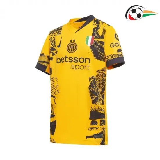 Inter de Milan Equipacione Qualidade TAILANDESA Alternativa 2024/25 Infantil Amarelo Inter de Milan Equipacione Qualidade TAILANDESA Alternativa 2024/25 Infantil Amarelo