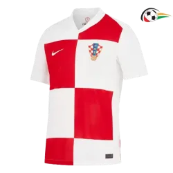 Camisa Croacia Qualidade TAILANDESA Home 2024 Vermelho/Branco