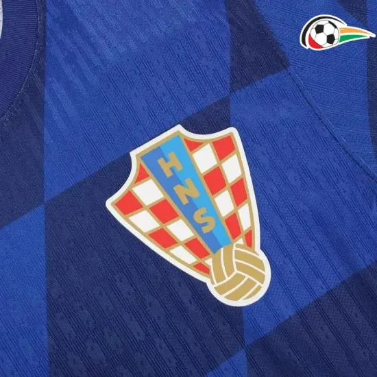 Camisola Croacia Baratas Segundo Kit 2024 Jogador Azul Camisola Croacia Baratas Segundo Kit 2024 Jogador Azul