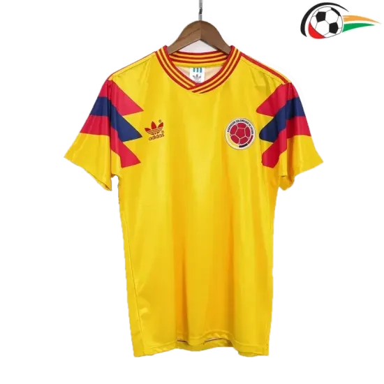 Colombia Camisa Qualidade Premium Primeiro Kit 1990 Retro Amarelo Colombia Camisa Qualidade Premium Primeiro Kit 1990 Retro Amarelo