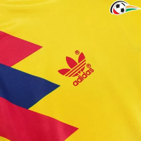 Colombia Camisa Qualidade Premium Primeiro Kit 1990 Retro Amarelo Colombia Camisa Qualidade Premium Primeiro Kit 1990 Retro Amarelo