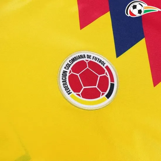 Colombia Camisa Qualidade Premium Primeiro Kit 1990 Retro Amarelo Colombia Camisa Qualidade Premium Primeiro Kit 1990 Retro Amarelo