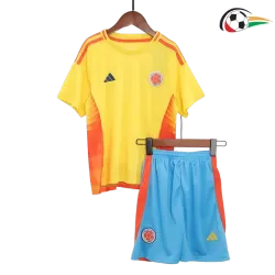 Colombia Camiseta Futebol Home Primeiro Kit 2024 Niños Amarelo