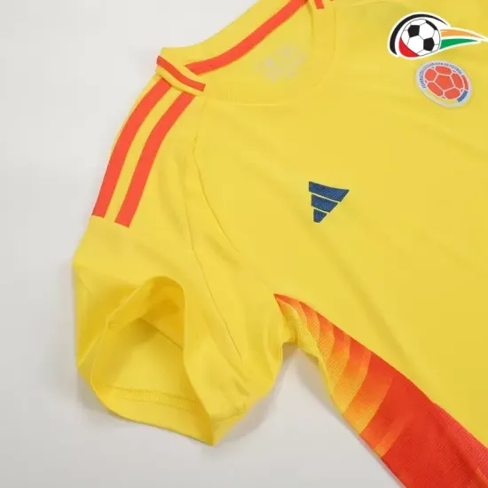 Colombia Camiseta Futebol Home Primeiro Kit 2024 Niños Amarelo Colombia Camiseta Futebol Home Primeiro Kit 2024 Niños Amarelo