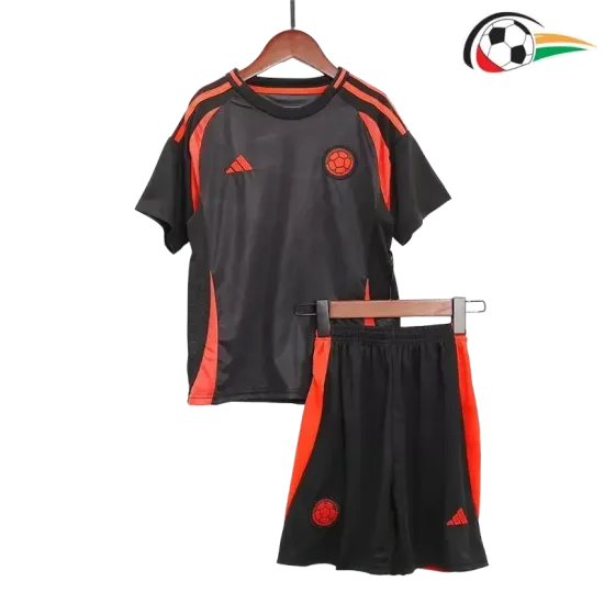 Colombia Equipacione Replicas Away 2024 Infantil Preto Colombia Equipacione Replicas Away 2024 Infantil Preto