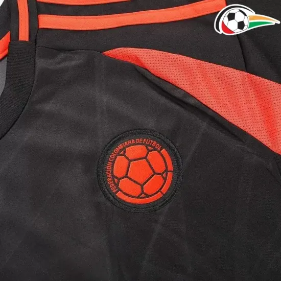 Colombia Equipacione Replicas Away 2024 Infantil Preto Colombia Equipacione Replicas Away 2024 Infantil Preto